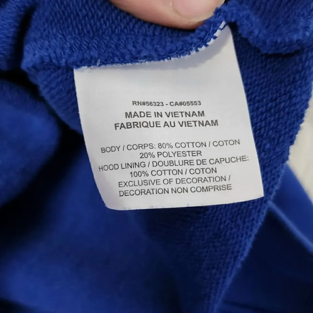 Nike full zip men's hooded full zip sweatshirt size 1X spellout sleeve